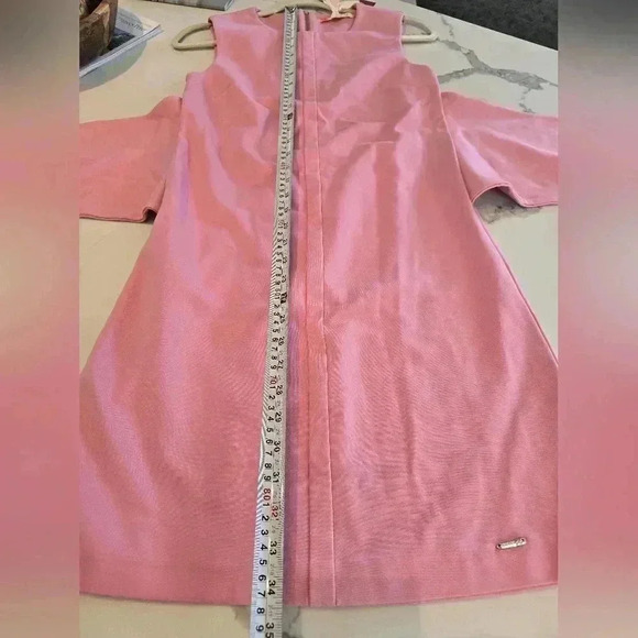 NWT $229 Ted Baker Papron Tie Front Dress-Pink-(Ted Baker Size 1) - Picture 10 of 13